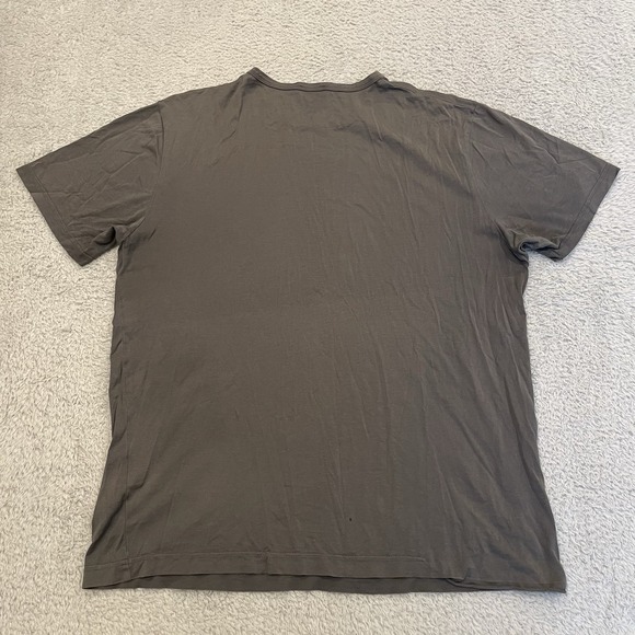 Sunspel Classic T-Shirt Mens Large Gray 100% Cotton Crew Neck England - Picture 6 of 9